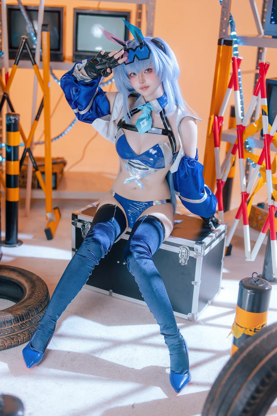 屿鱼 - No.082 碧蓝航线 花园赛车服 [82P-792MB] tg@simisebaisi 【丝足阁】021.webp